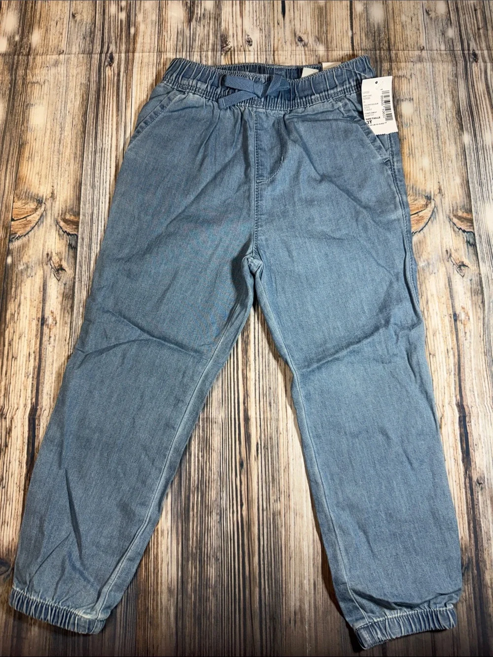 The Children's Place Light Blue Elastic-Waist Kids Jeans